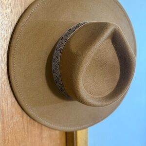 Stylish Dark Tan Fedora Hat